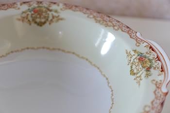 Amazon.co.jp: オールドノリタケ深皿大皿 花柄 唐草模様陶磁器お
